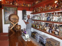 Tequila Bar. The one in the cabinet is 2000 pesos a shot