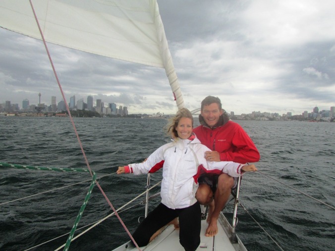 Sailing towards Sydney CBD, November 22, 2013