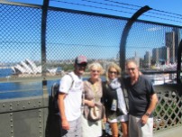 With my parents on the Harbour Bridge!